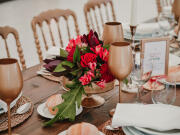 Detalhe de mesa na Quinta dos Plátanos - Quinta dos Plátanos